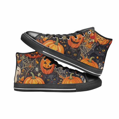 WOMEN'S Halloween High Top Canvas Y2K Custom Shoes