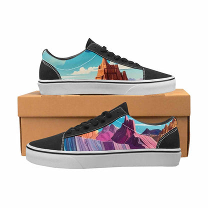 WOMEN'S Surreal Dream Fragment Lace-Up Canvas Surreal Shoes