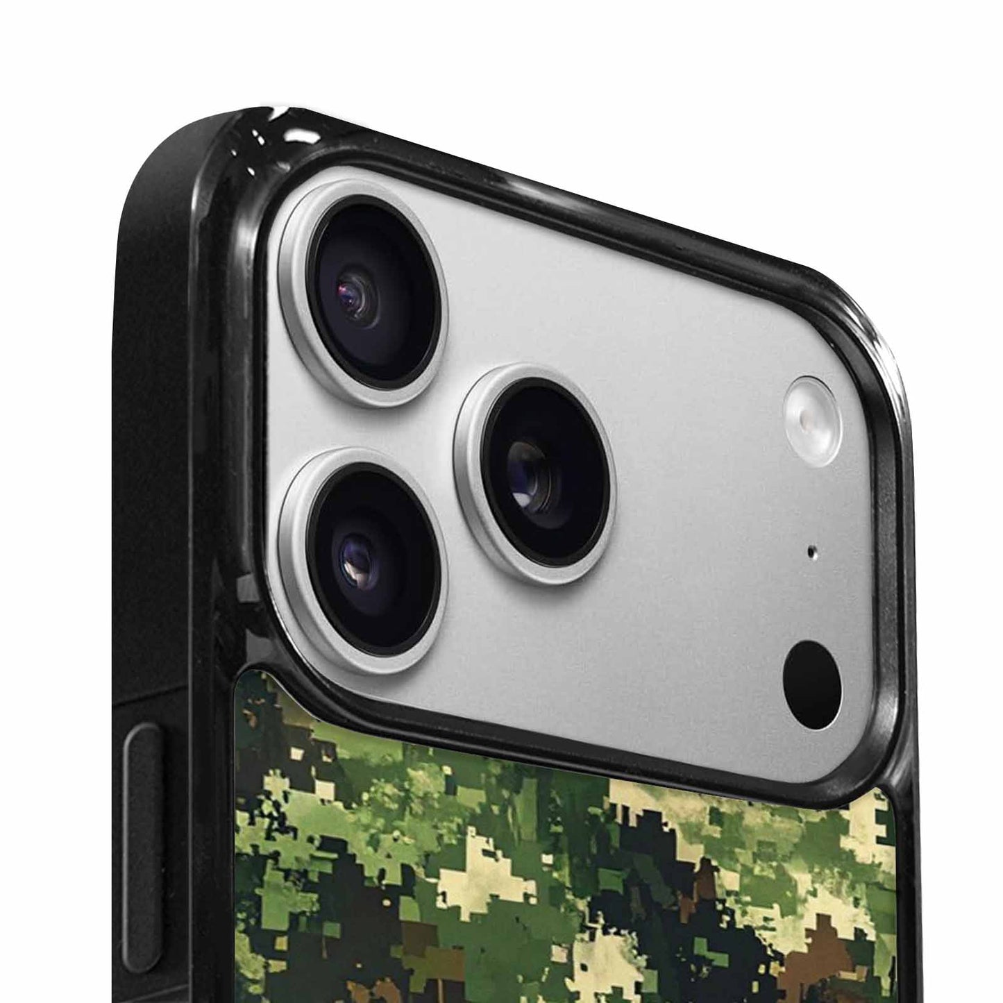 iPhone 17 Pro Case — Small Military Camouflage Blotch Pattern Camo, Original Design Phone Case