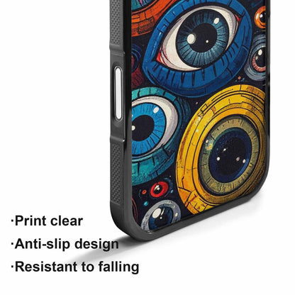 iPhone 17 Case — Cartoon Eyeballs Cartoon Cute, Original Design Phone Case