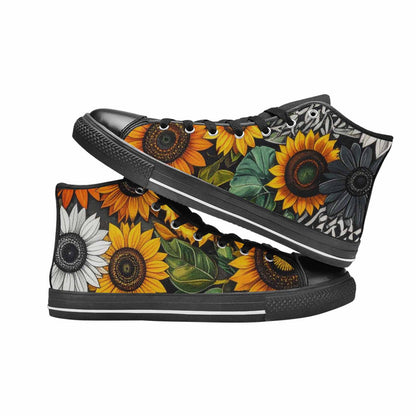 WOMEN'S Blend Melt Them High Top Canvas Surreal Sneakers