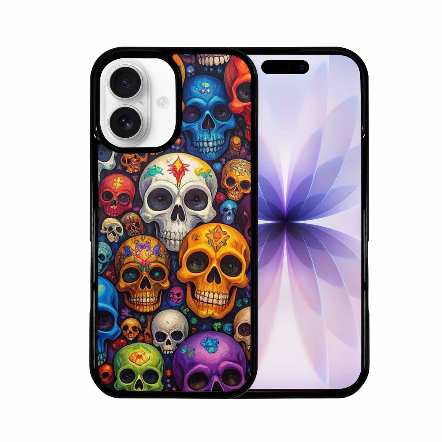 iPhone 17 Case — Skulls (general) Skulls Pattern Gothic Skulls, Personalized Phone Case