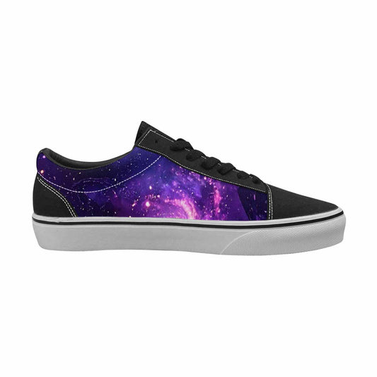 WOMEN'S Galaxy Snake Print Canvas Lace-Up Dreamcore Custom Shoes