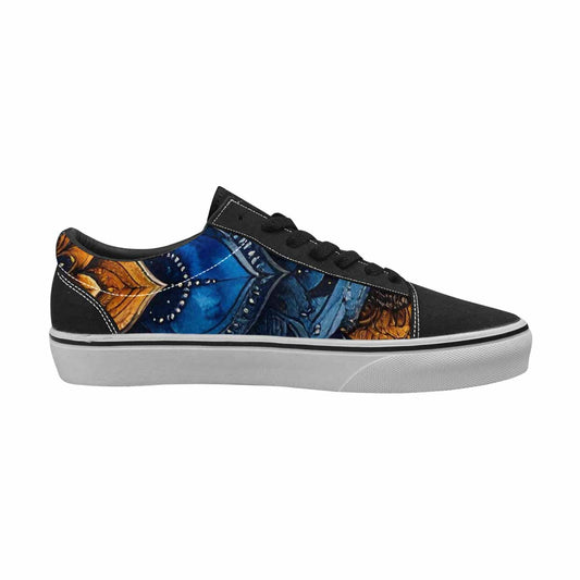 MEN'S Mandala Medallion Lace-Up Canvas Grunge Custom Shoes