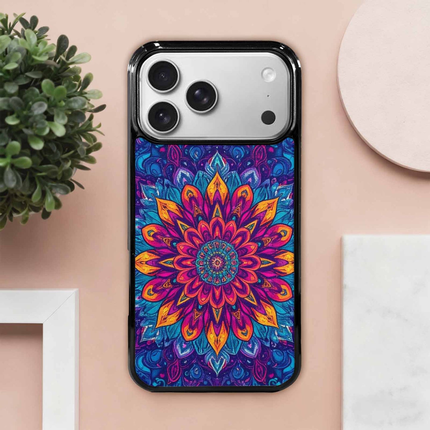 iPhone 17 Pro Max Case — Tie Dye Mandala Art Tie Dye, Custom Print Case Cover