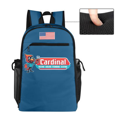 Cardinal All Over Print Leisure Sports Backpack (Model 1741)