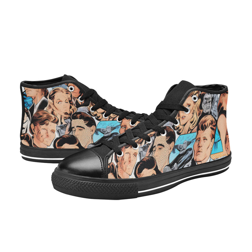 MEN'S Cc Retro Faces 3 High Top Canvas Vivid Sneakers