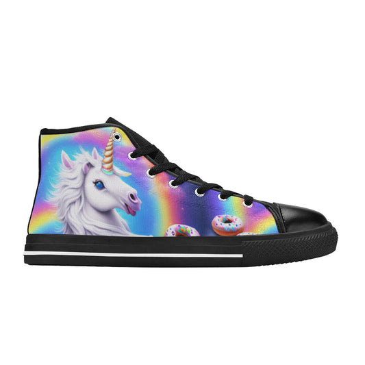 WOMEN'S Unicorn Donuts High Top Canvas Dreamcore Shoes