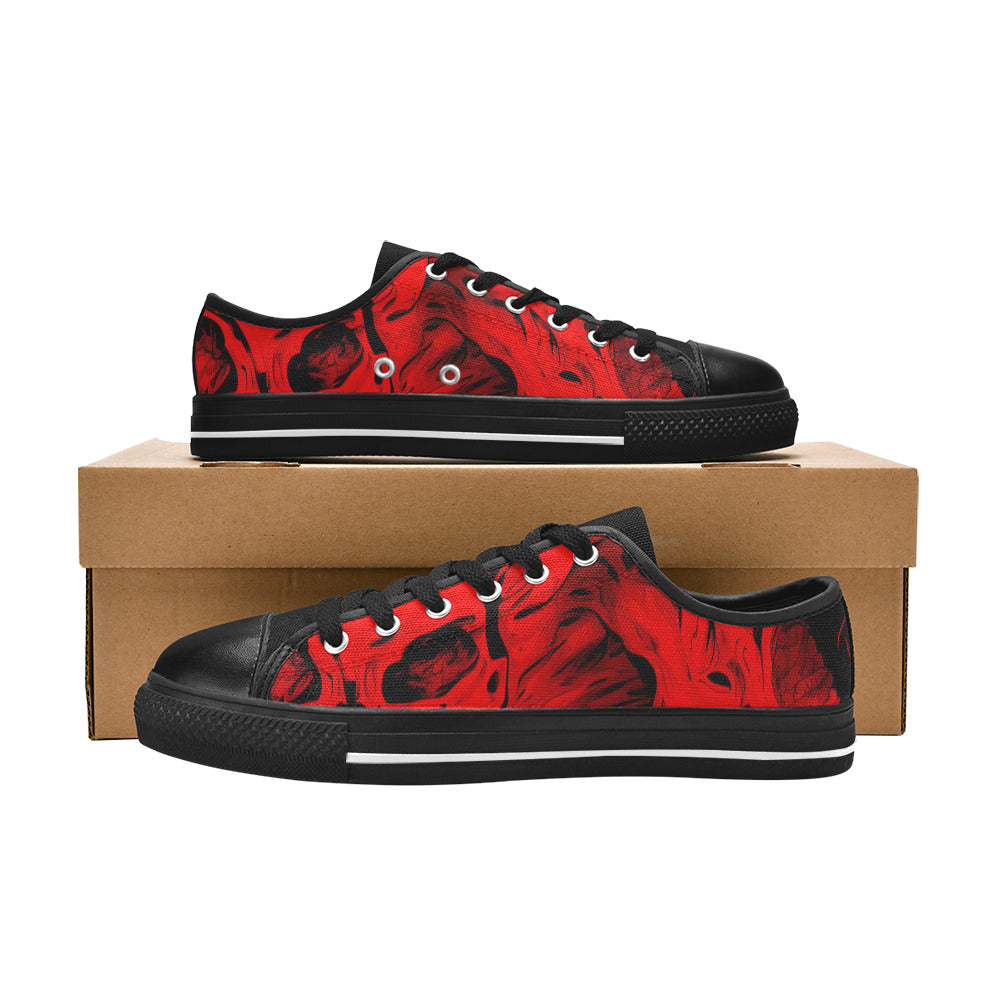 WOMEN'S Cc Horror Art 2 Canvas Grunge Shoes