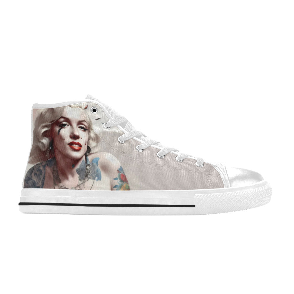 MEN'S Cc Retro Model 3 High Top Canvas Vibrant Chaos Custom Shoes