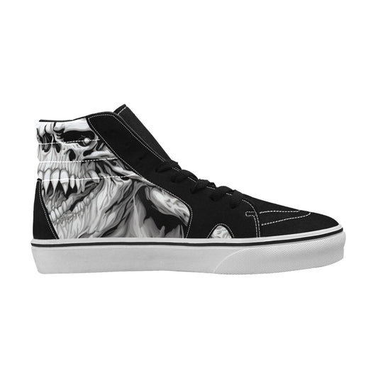 WOMEN'S Horror Comic Book Art High Top Skateboarding Grunge Sneakers