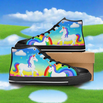 Aurora Borealis Neon Electric Custom MEN Bold Art - Freaky Shoes | Custom Art Sneakers