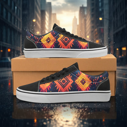 Wild Tribal Ripple 2 Men's Low Top Skateboarding Shoes