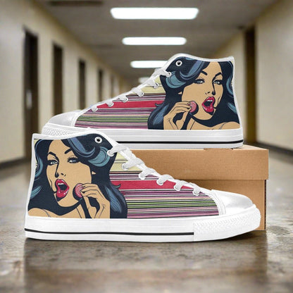Chinese Dragon Purple Teal Unique WOMEN Bold Art - Freaky Shoes | Custom Art Sneakers