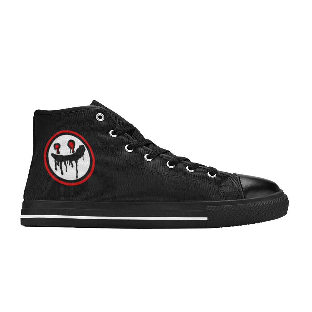 MEN'S High Tops Freaky Shoes High Top Canvas Dark Academia Shoes