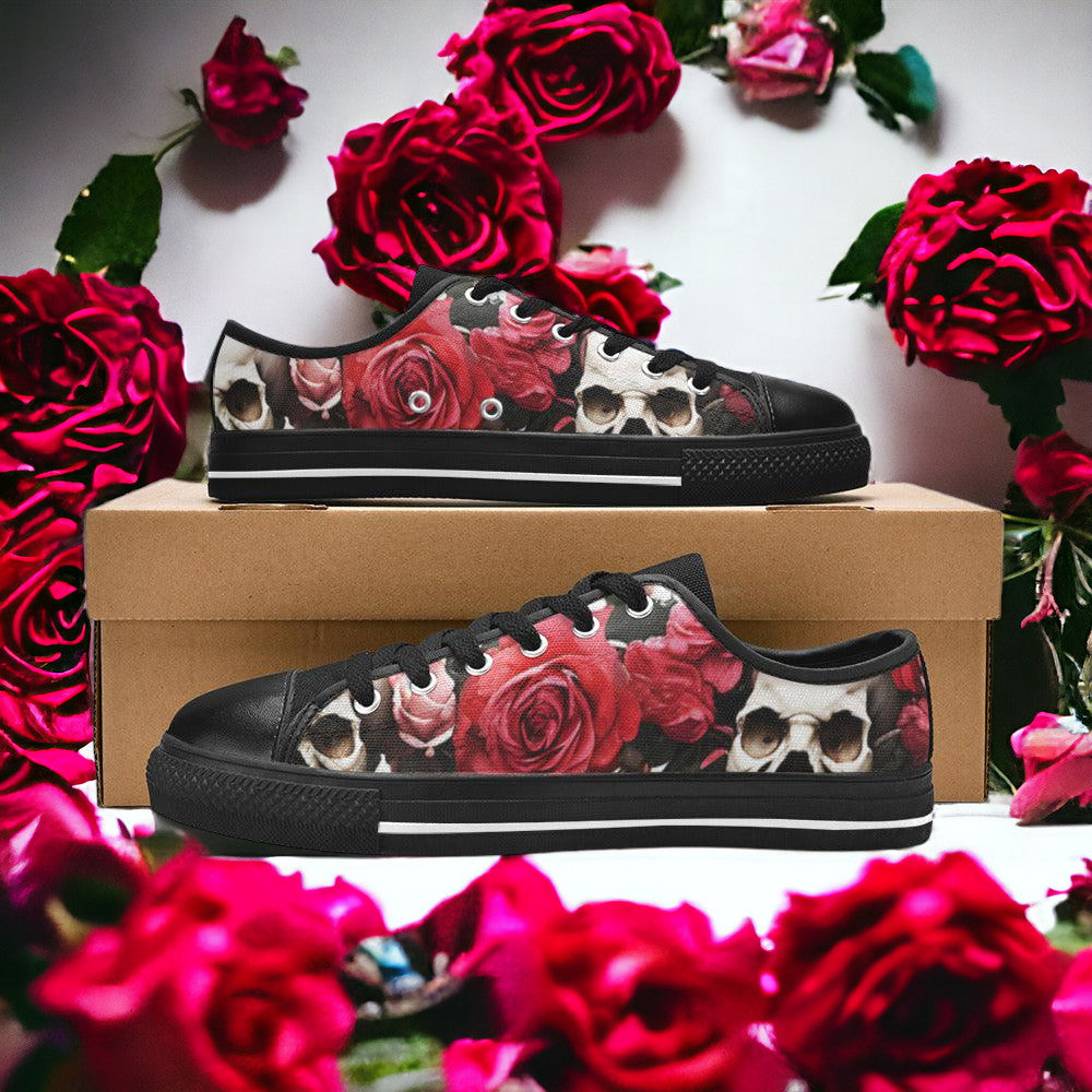 Skulls Roses Deluxe Women - Freaky Shoes®