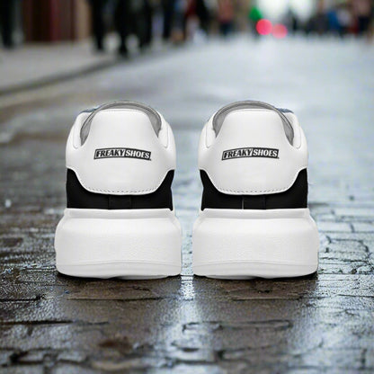 Freaky Shoes® Black Lace Up Sneakers - Freaky Shoes®