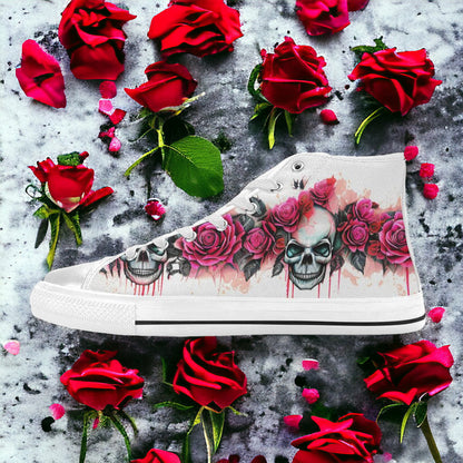 Skulls Roses Deluxe Women - Freaky Shoes®