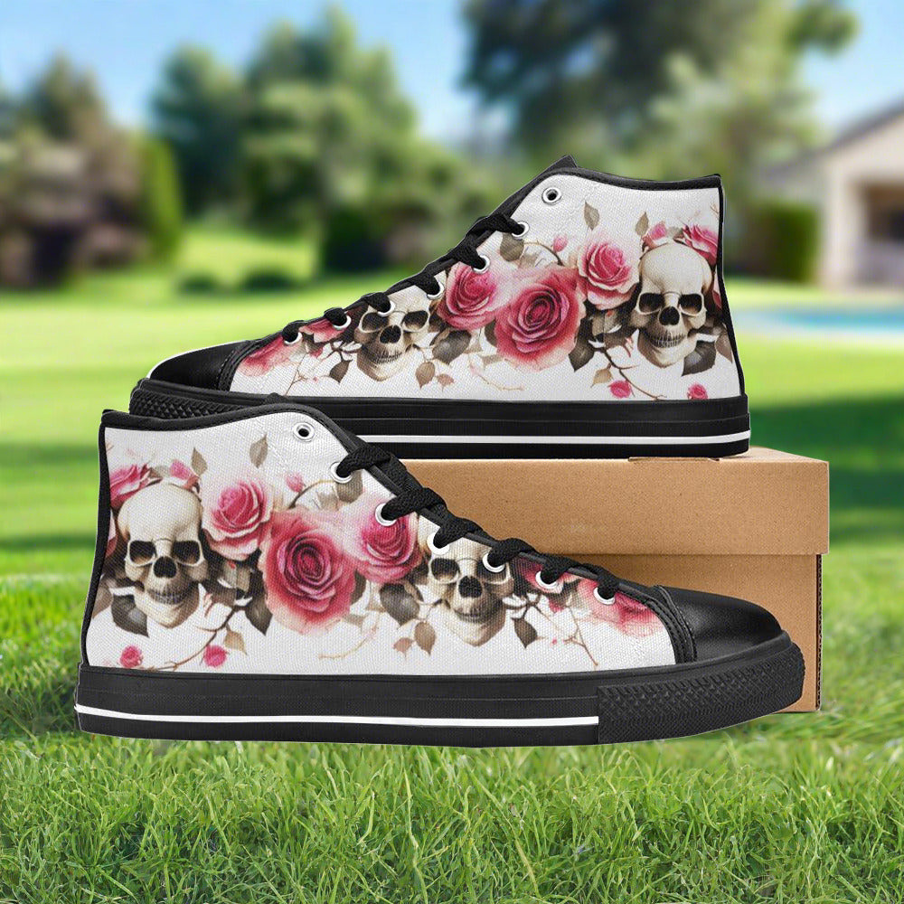 Monarch Navy Indigo Wearable MEN Bold Art - Freaky Shoes | Custom Art Sneakers