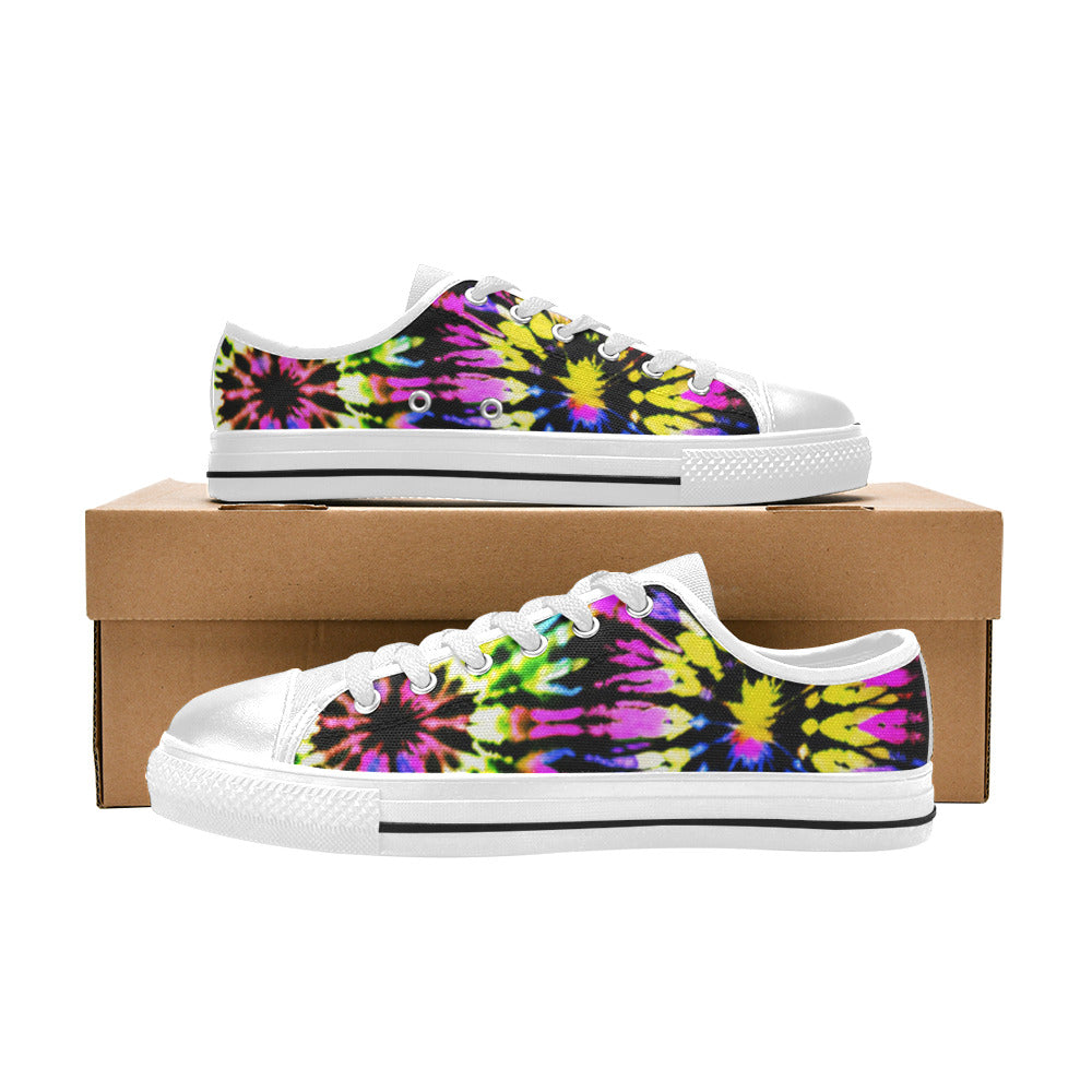MEN'S Cc Tie Dye Art Canvas Y2K Sneakers