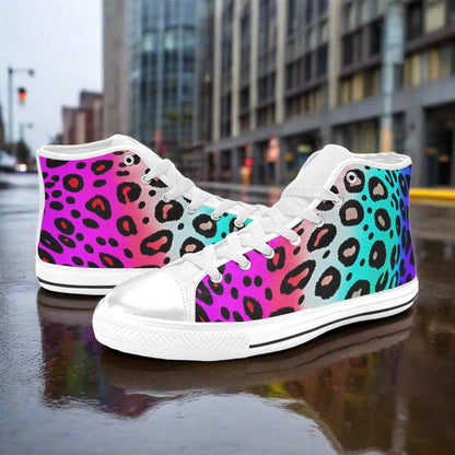 Wolf Amber Gold Unique Bold Art - Freaky Shoes
