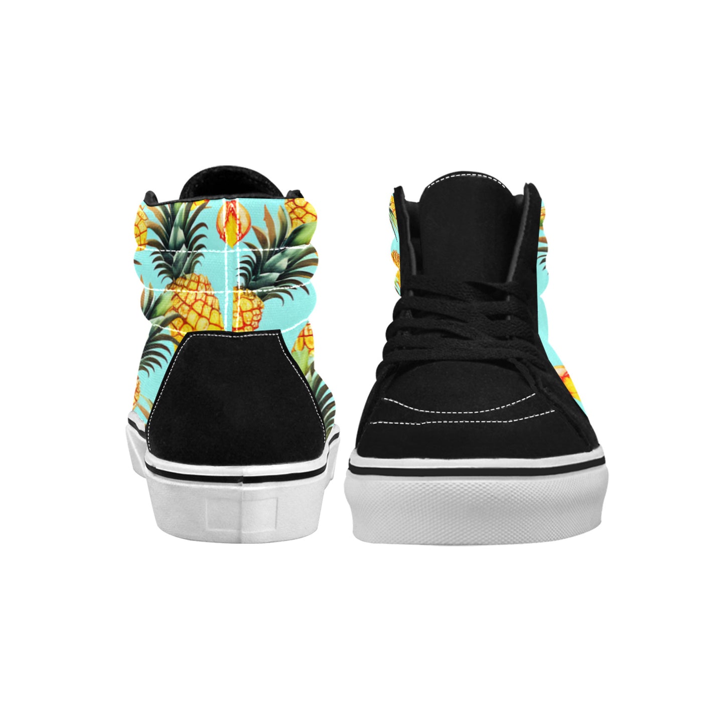 MEN'S Pineapples Please 5 High Top Skateboarding Aesthetic Custom Shoes