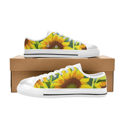 WOMEN'S Sunflowers Art 3 Canvas Y2K Shoes