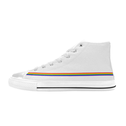 WOMEN'S Flag 2 Pride LGBT High Top Canvas Sneakers