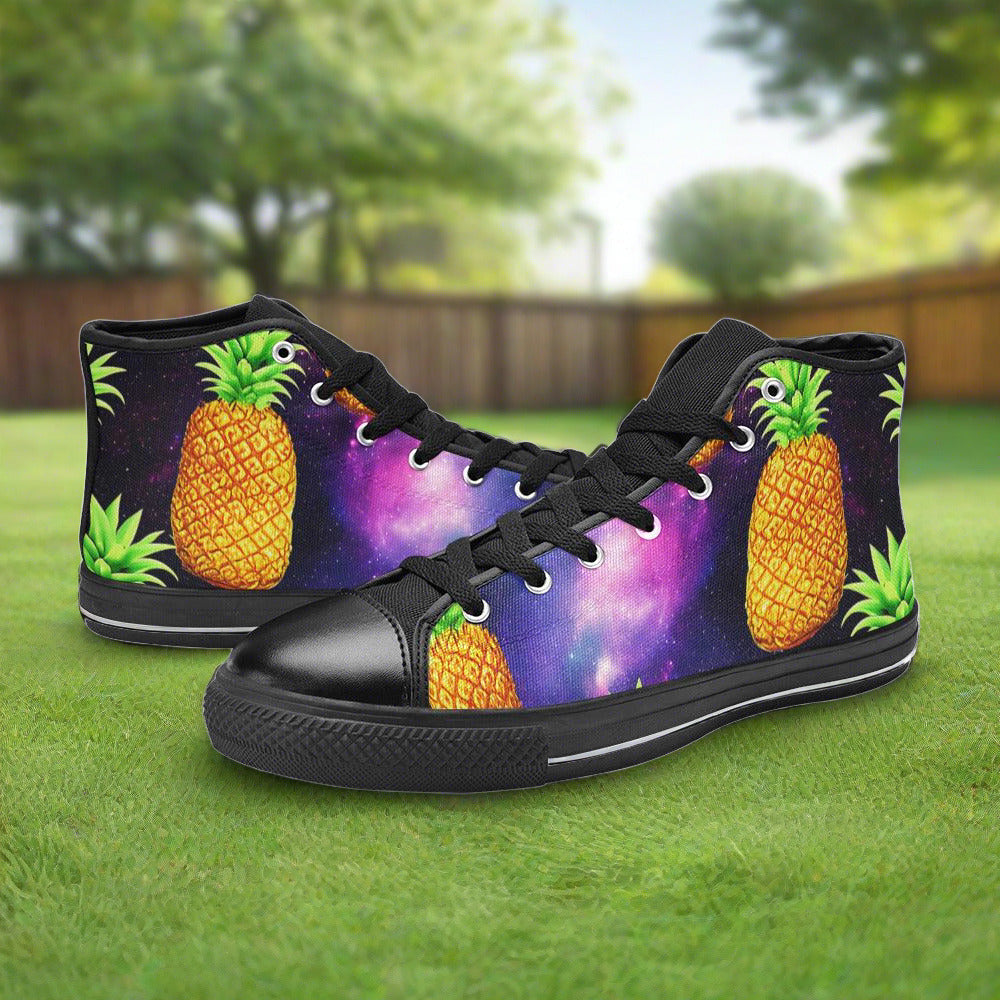 Cherry Blossom Rainbow Unique WOMEN Bold Art - Freaky Shoes | Custom Art Sneakers