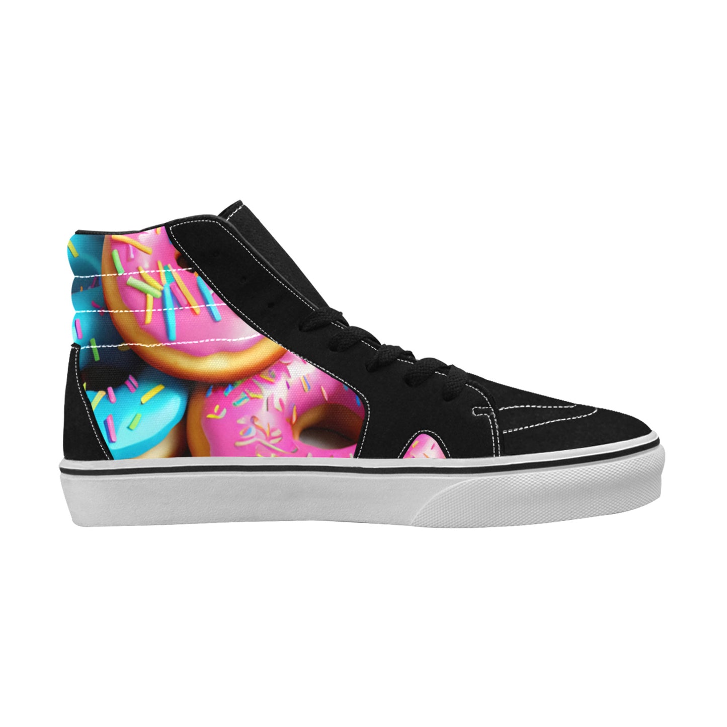 MEN'S Donuts High Top Skateboarding Dark Academia Custom Sneakers