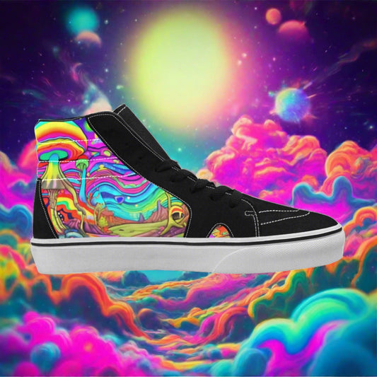 Viking Earthy Brown Wearable WOMEN Bold Art - Freaky Shoes | Custom Art Sneakers