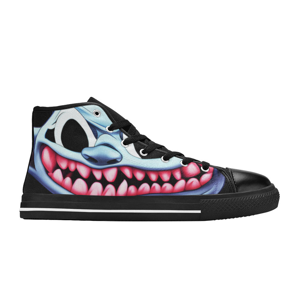 MEN'S Blue Rage Horror 2 High Top Canvas Aesthetic Sneakers