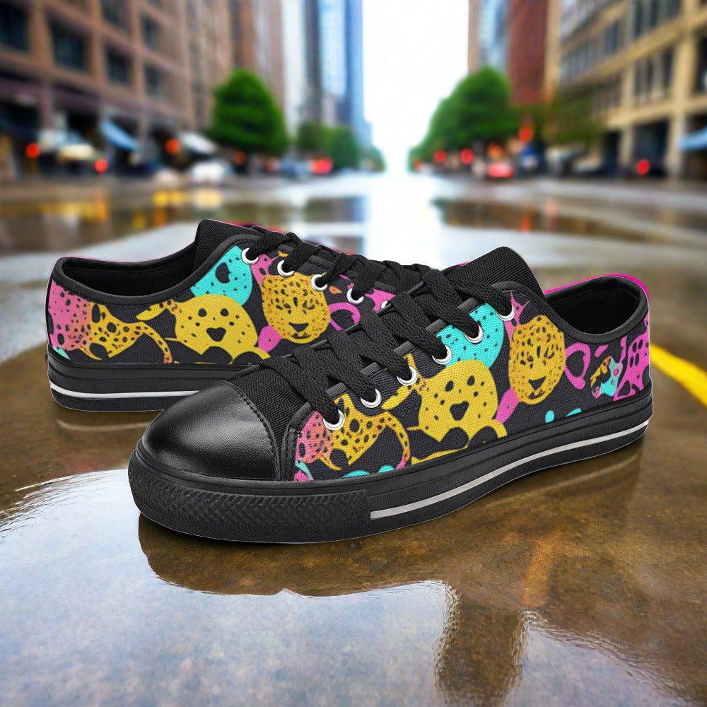 Butterfly Rainbow Rainbow Custom MEN Bold Art - Freaky Shoes | Custom Art Sneakers