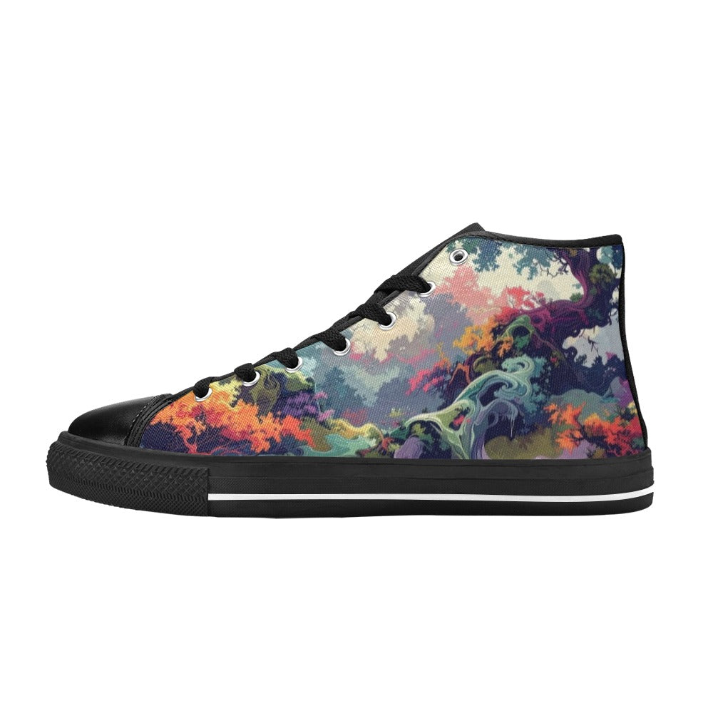 Camo Design 1 Men’s Classic High Top Canvas Shoes