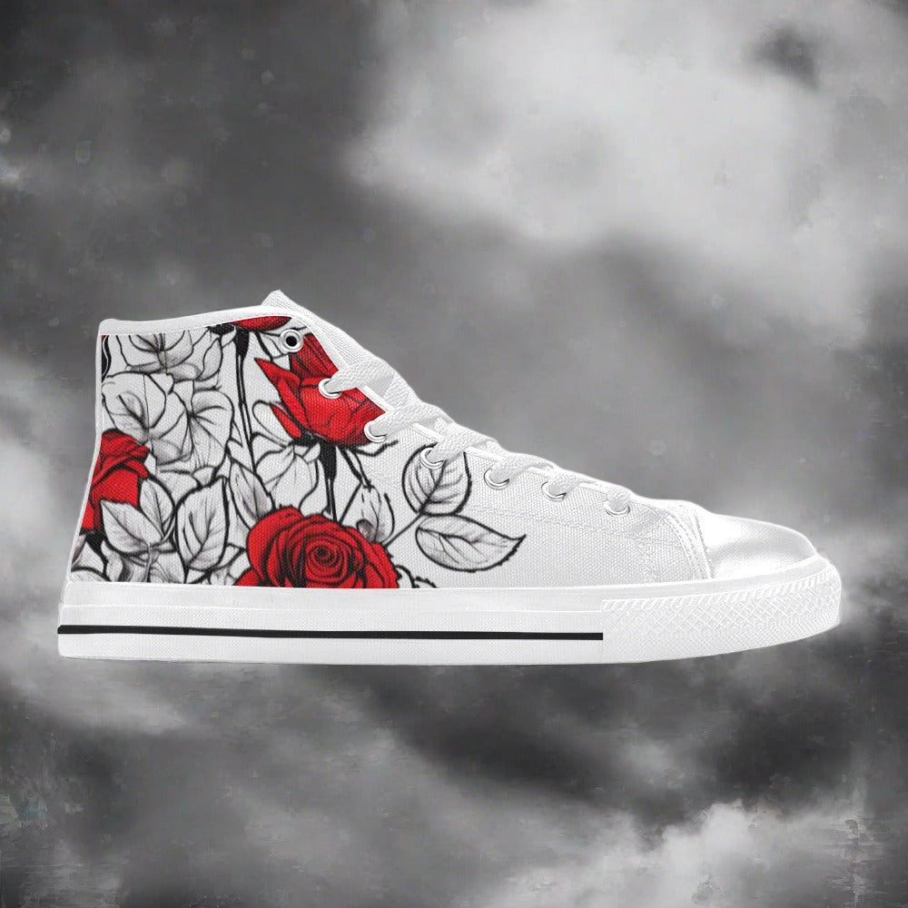 Phoenix Navy Indigo Custom Bold Art - Freaky Shoes
