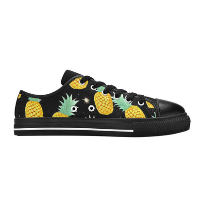 MEN'S Pineapples Please 3 Canvas Neon Fantasy Custom Shoes
