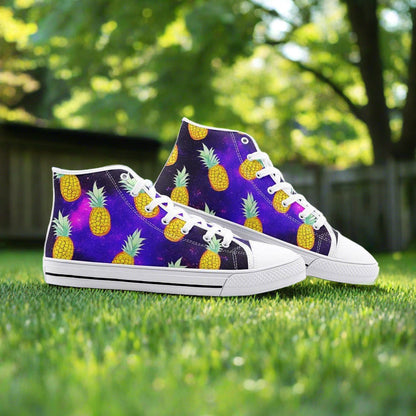 Butterfly Rainbow Navy Indigo Vivid Bold Art - Freaky Shoes | Custom Art Sneakers