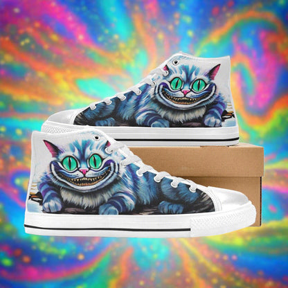 Phoenix Purple Teal Unique Bold Art - Freaky Shoes