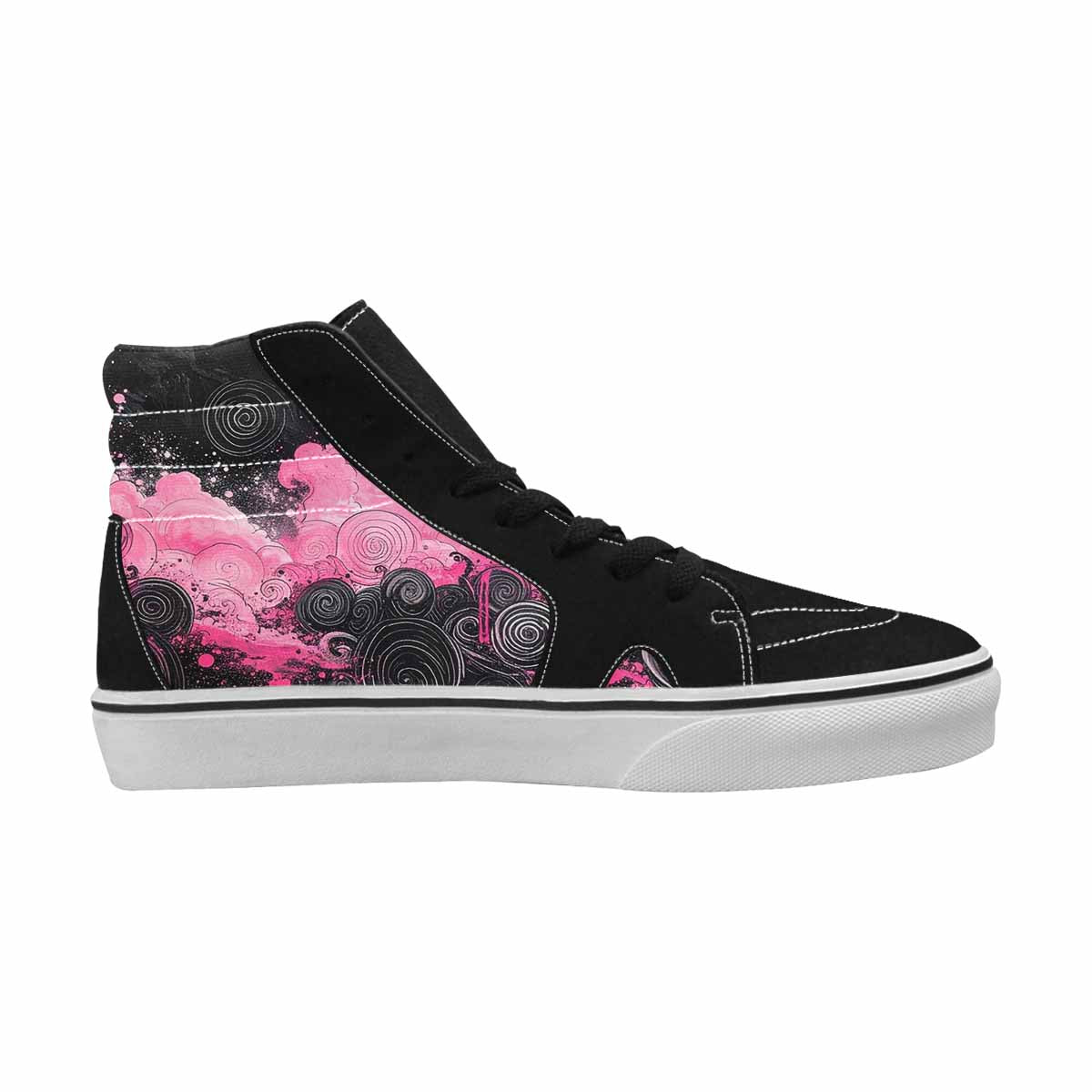 MEN'S Van Gogh Swirl High Top Canvas Dreamlike Custom Shoes