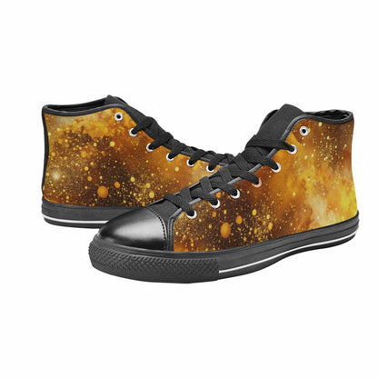 MEN'S Galaxy Art - High Top Canvas Y2K Shoes