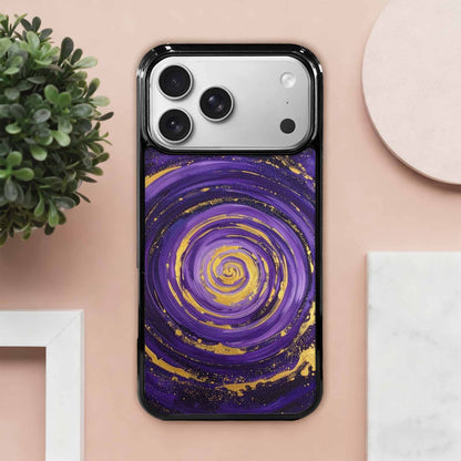 iPhone 17 Pro Max Case — Swirling Brushstroke Starry Night Galaxy Space, Personalized Phone Case