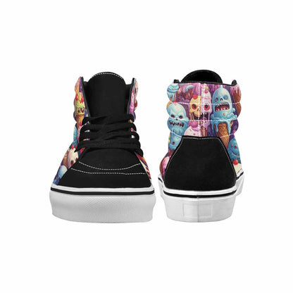 MEN'S Ice Cream Monsters  High Top Canvas Dreamlike Shoes