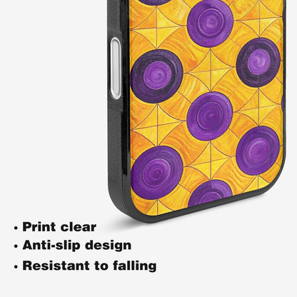 iPhone 16 Case — Intersex Flag Color Theme Small Rainbow, Custom Print Case Cover