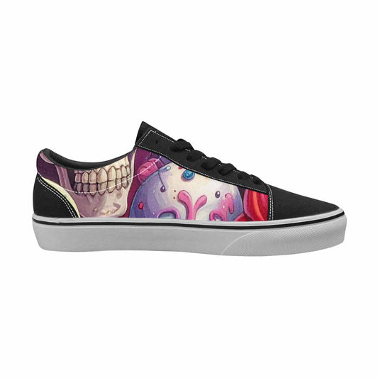 WOMEN'S Ice Cream Monsters - Lace-Up Canvas Kaleidoscope Sneakers