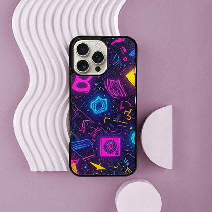iPhone 16 Pro Max Case — 80s Retro Motif 80s Retro Motifs, Custom Art Phone Cover