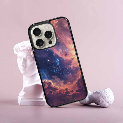 iPhone 16 Pro Case — Nebula Texture With Dense Star Cluster, Personalized Phone Case