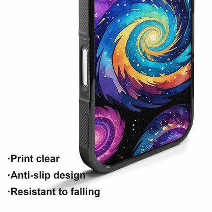 iPhone 17 Case — Rose Galaxy Art Seamless Galaxy Space, Unique Phone Case Design