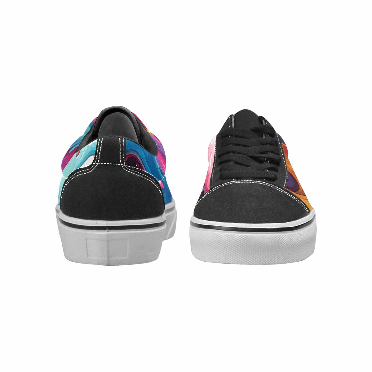WOMEN'S Melting Icecream Monster Cherry Canvas Lace-Up Dreamcore Custom Sneakers