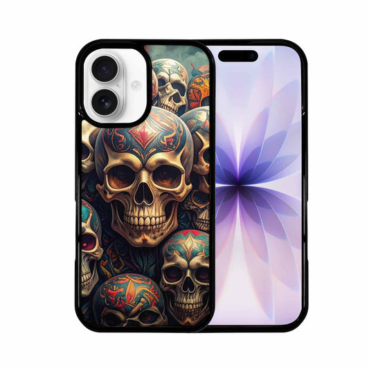 iPhone 17 Case — Skull Dark Art Gothic Print Gothic, Custom Made Phone Cover