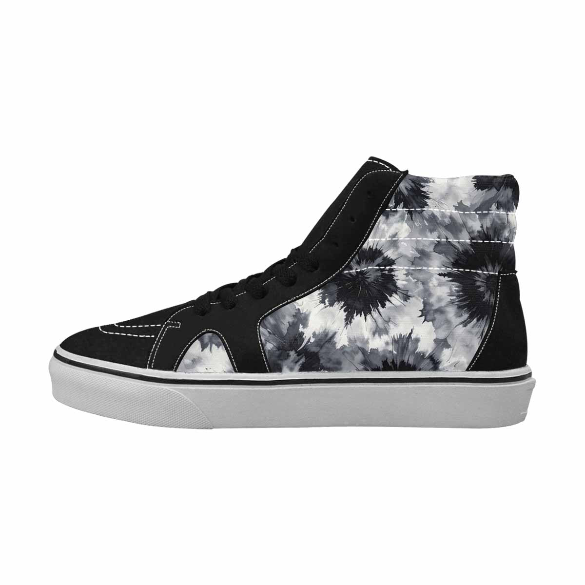 WOMEN'S Tie Dye - High Top Canvas Wallpaper Art Shoes